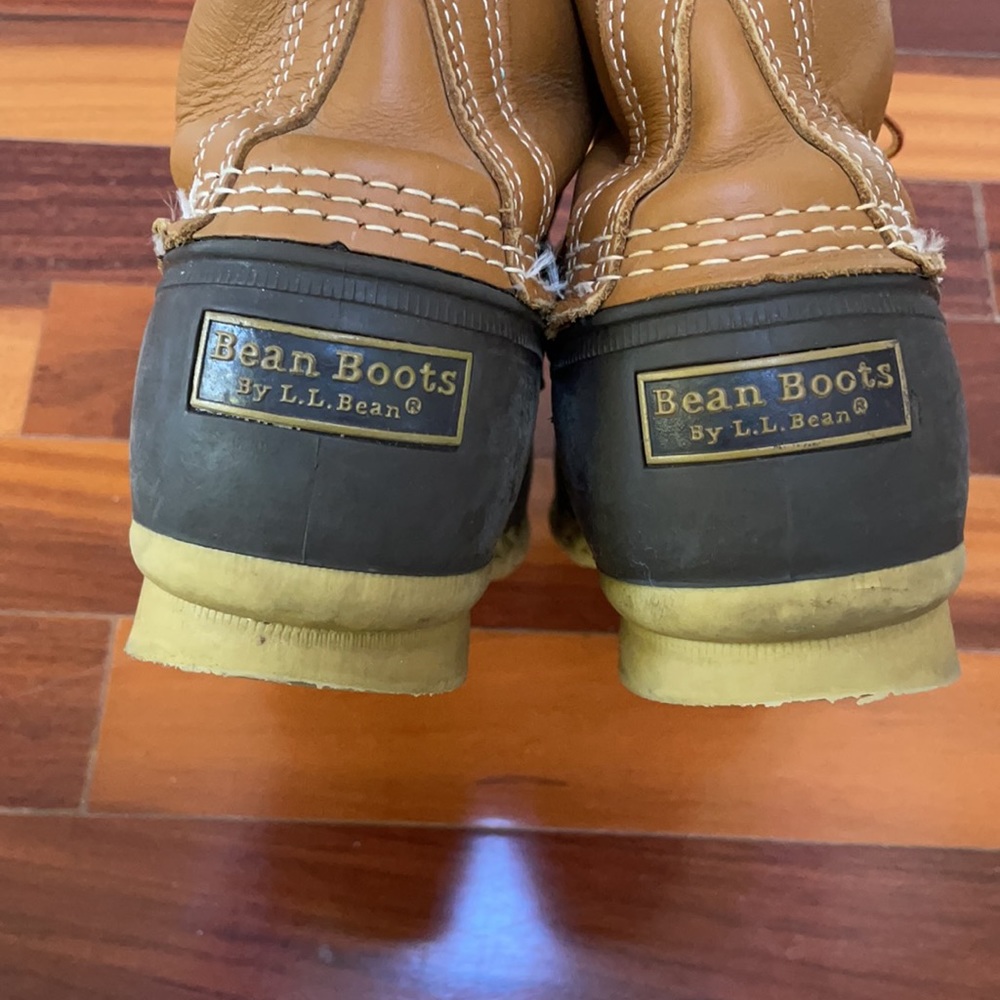 L.L. Bean Brown Two-Tone Duck Boots - Picture 6 of 7
